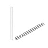 TOP-VIGOR 15Pcs 2mm x 25mm Dowel Pins Shelf Support Pegs,
