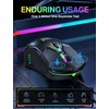 Gaming Mouse, Wired PC Entry Level Mouse with RGB Backlit