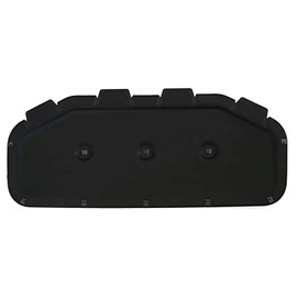 Volkswagen Original Bonnet Damping Mat, Black, Fibre Reinforced Plastic, Vehicle Specific Fit, Car, Front_upper, T-Roc from 2018 and Convertible from 2020