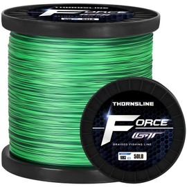 ThonrsLine Force Braided Fishing Line - Incredible Abrasion Resistant Braided Lines for Saltwater or Freshwater - Camo Design Braid for Extra Visibility