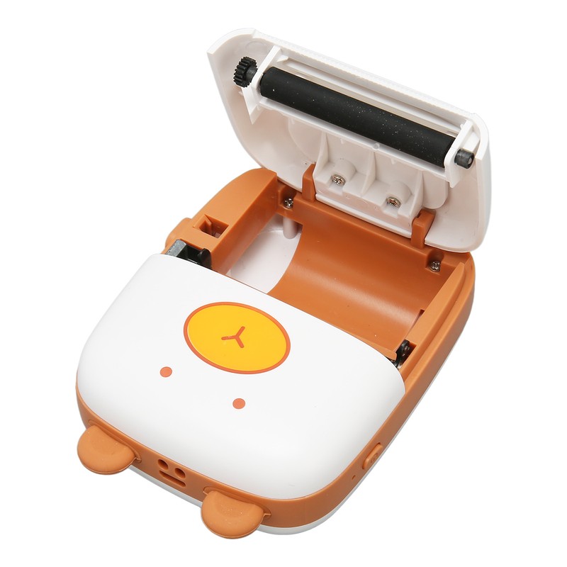 Thermal Printer Rechargeable 203DPI Mini Thermal Printer with 3 Roll