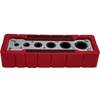 DAYTOOLS Drilling template BS-212, sturdy aluminium guide bushes, 6 bore