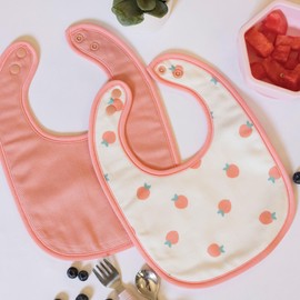 Tiny Twinkle 8 Pack Baby Food Bibs for Eating - Waterproof & Absorbent 6-12 Months Infant Bibs, OEKO-TEX Certified Drooling Bibs for Baby Led Weaning(Girl Print 8-Pack)