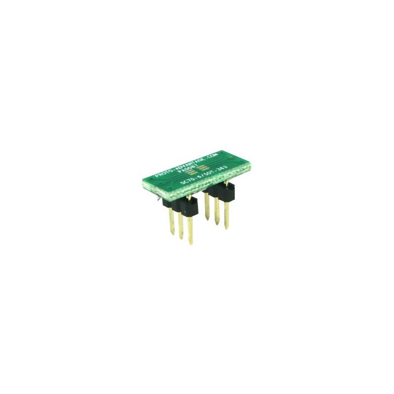 Adaptor, SC70-6/SOT-363 to DIP-6, 0.65MM | PROTOTYPING Boards/BREADBOARDS PCB, 1