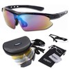 FERRY Polarized Lens Sports Sunglasses Full Set with 5 exclusive