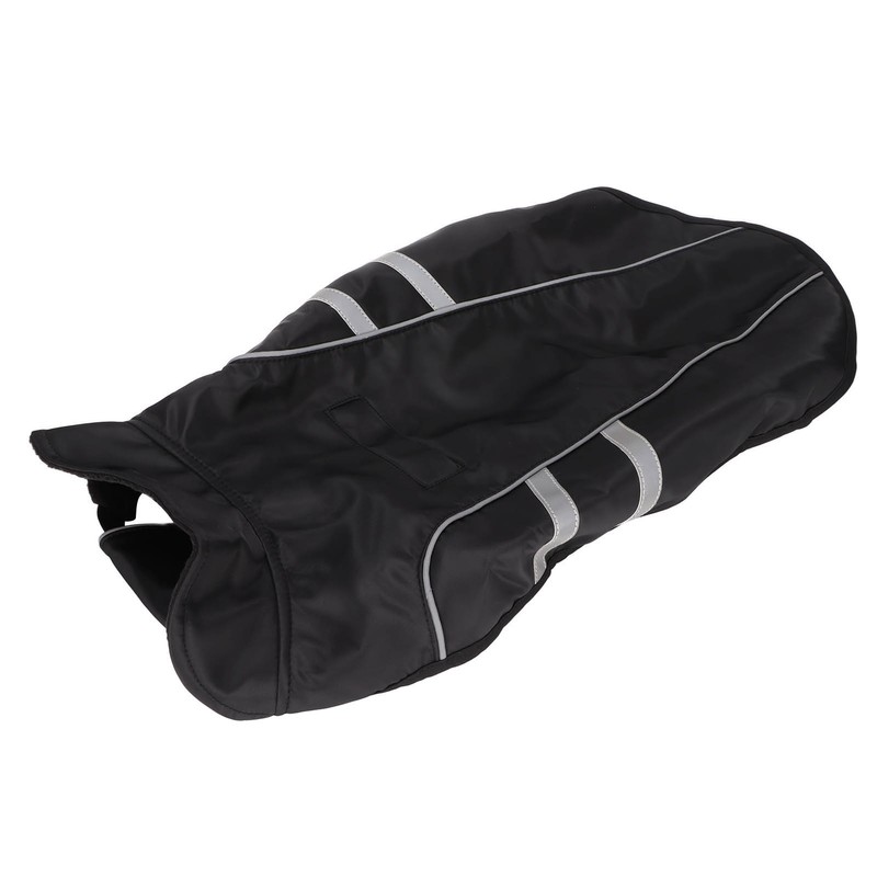 Dog Rain Jacket Lightweight Adjustable Waterproof Pet Poncho with Reflective