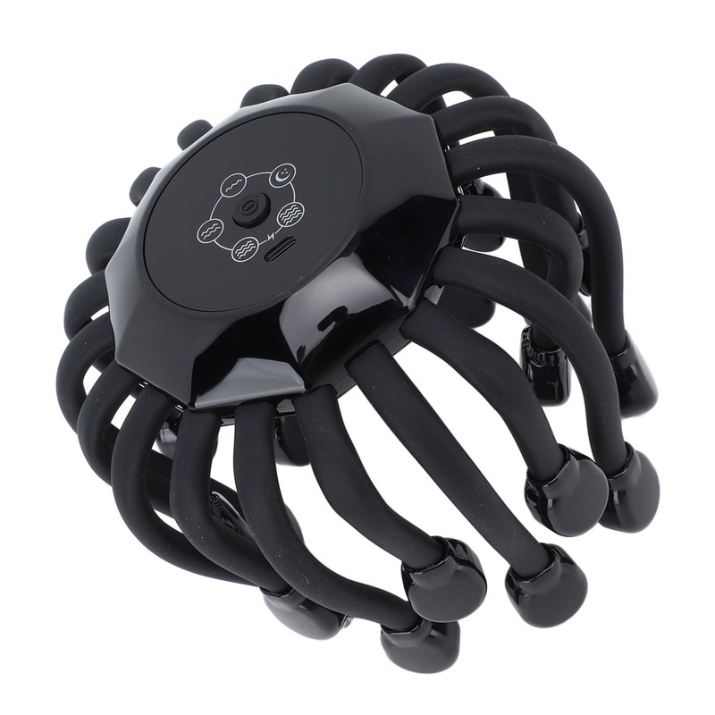 Electronic Claw Head Massager Intelligent Musical Sound Red Ray Decompression