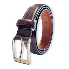 Ein Product Business Belt, Himeji, Leather, Genuine Leather, Made in Japan, Gentleman, Adjustable, dark brown
