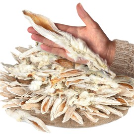 Rabbit Ears with Fur Dog Treats (200 pcs)| All-Natural, Hypoallergenic, Dehydrated Chews | Supports Dental Hygiene & Digestion | Ideal for Small, Medium & Large Dogs