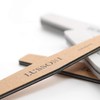 T4B Lussoni Premium Trapezoidal Nail Files, Grit 180/240, for Natural