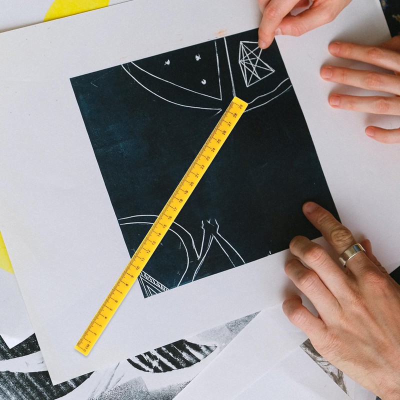 Operitacx 5pcs Tape Measure Practical rulers Ruler with Centimeters Students