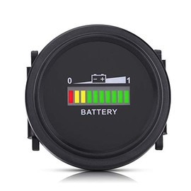 Golfs Cart Battery Indicator 12V/24V/36V/48V/72V LED Digital DC Electricity Indicator Meter DC Battery Gauge Fit for Golfs Cart