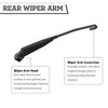 HODEE Splined Application Rear Wiper Arm Blade Set Replacement for