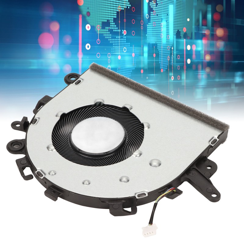CPU Fan 4 Pin Connector DC 5V 0.5A Laptop Cooling
