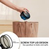Leak-Proof Denture Cups for Soaking Dentures, Partial Dentures. Travel-Friendly Retainer,