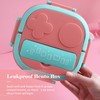 Lunch Box With Fork 2 Compartment Japanese Lunch Box Reusable