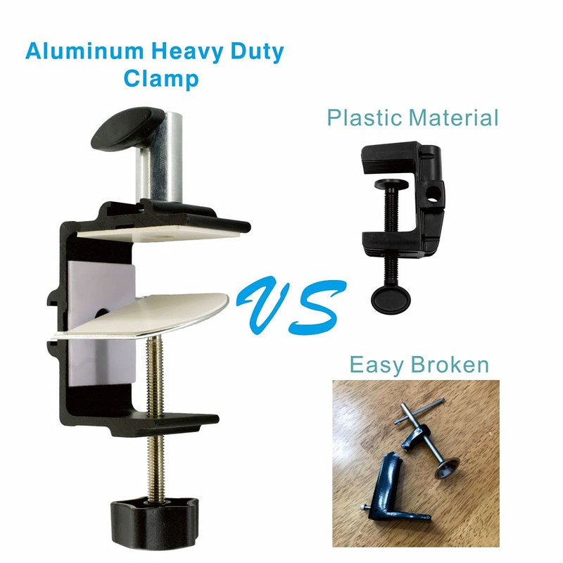 Heavy Duty Replacement Clamp for 1/2” Base Magnifying Lamp，Desk Lamp，Magnify