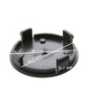 4 x Universal Wheel Hub Caps Hub Caps Black Diameter