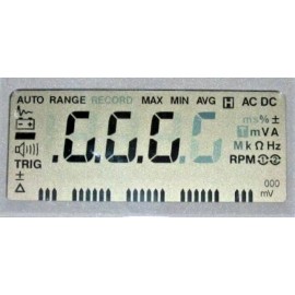 Fluke 87V 88V Repair Kit  for faded LCD Display Digits All Series "5" DMM 'V'=5