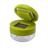Joie Garlic Press and Chopper with Storage Container, Stainless Steel