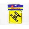 Unbranded Baby on Board Car Signs Suction Cup Window Placards