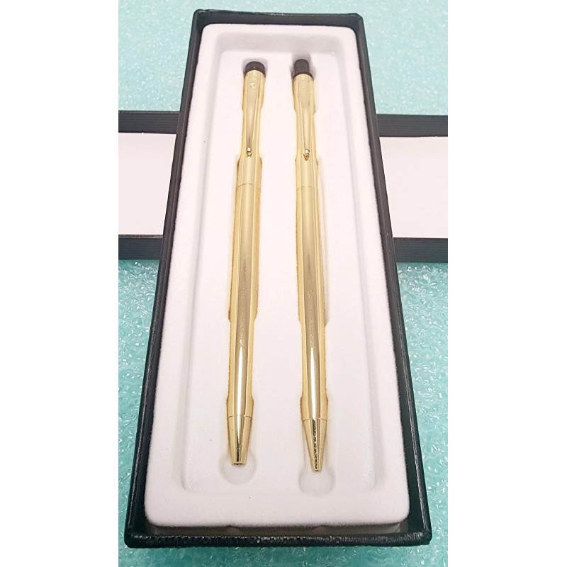 Pierre Cardin Ballpoint Pen and Mechanical Pencil, Slim Luxury Look,