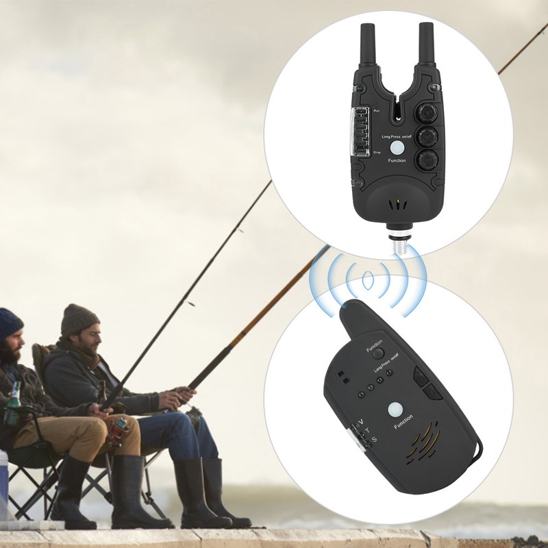 ABS LED Fishing Electronic Fish Bite Alarm Finder Sound Alert