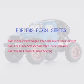 Mesimsple Steel Front Rear Axle Driveshaft Set for FMS 1/24 FCX24 Power Wagon RTR CVD Drive Shaft Smasher Monster K5 Upgrades Part