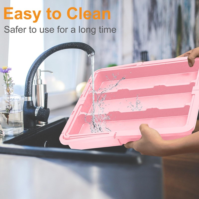 Homecor Utensil Drawer Organizer for Kitchen, Expandable Silverware Organizer Cooking