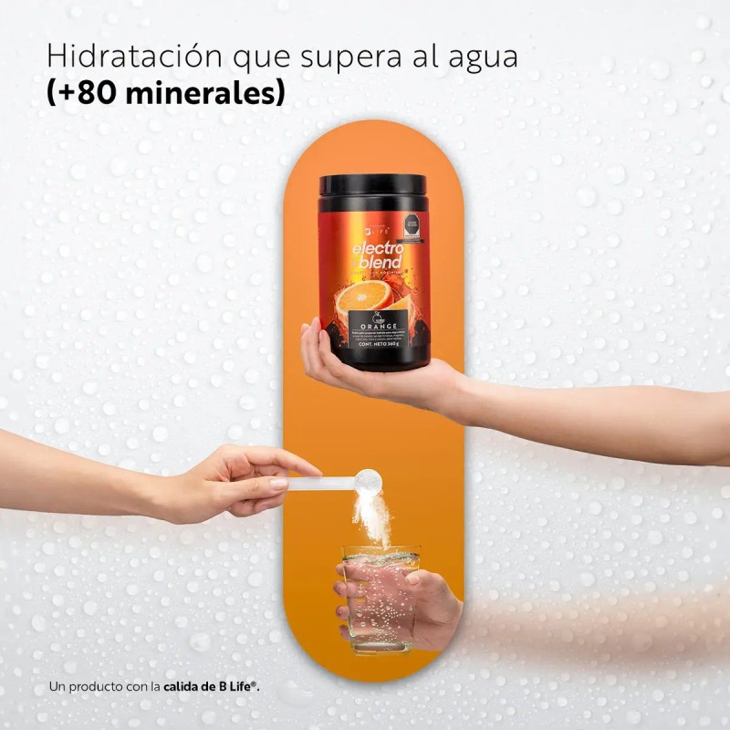 Bebida Hidratante En Polvo 360gr. Electroblend. B Life