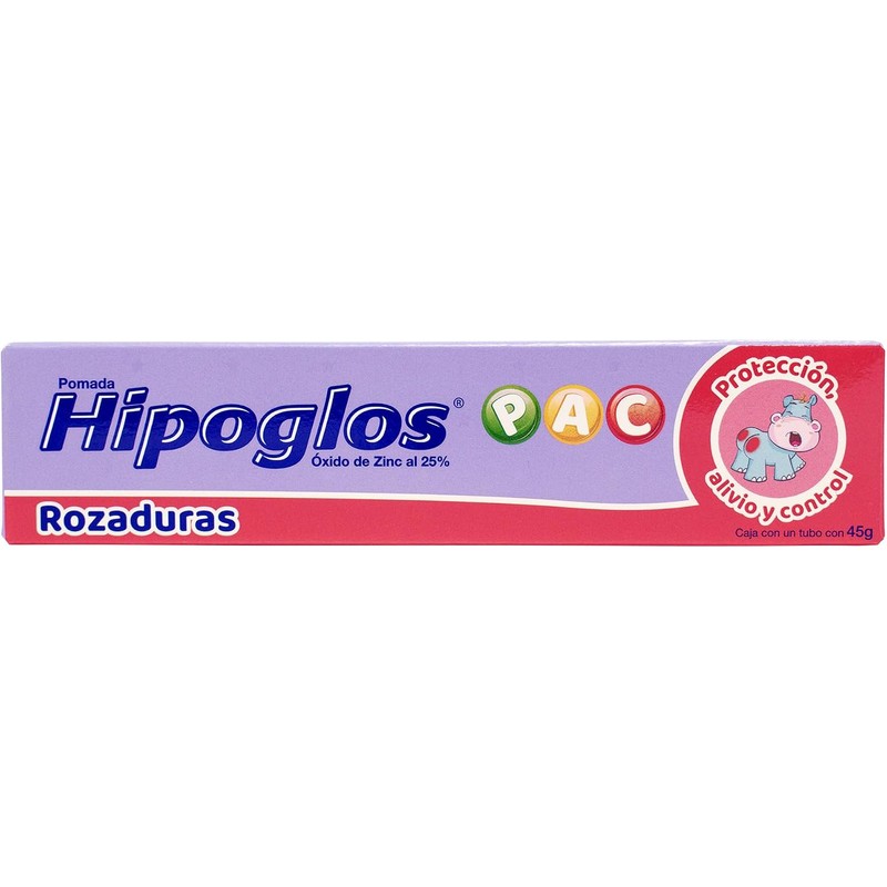 Hipoglos Pomada Protectora PAC 4 Pack Tubos (45gr) para Bebé,