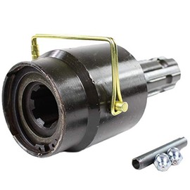 Eparts, Inc. E-48A27 Overrunning Coupler, Female 1-1/8" & 6 Spline, Male 1-3/8" & 6 Spline, 75 HP