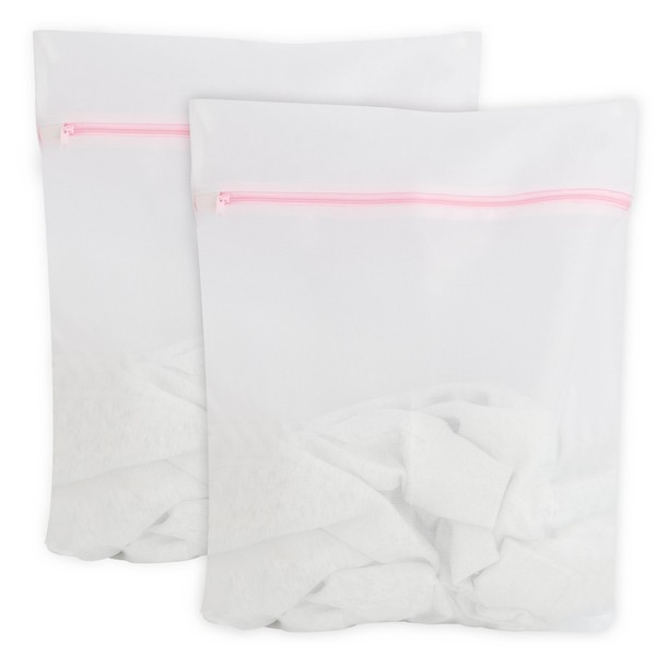2er Set Wäschenetz für Waschmaschine, Premium Wäschebeutel 50 x 60