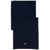 GANT Unisex Shield Wool Knit Scarf, navy
