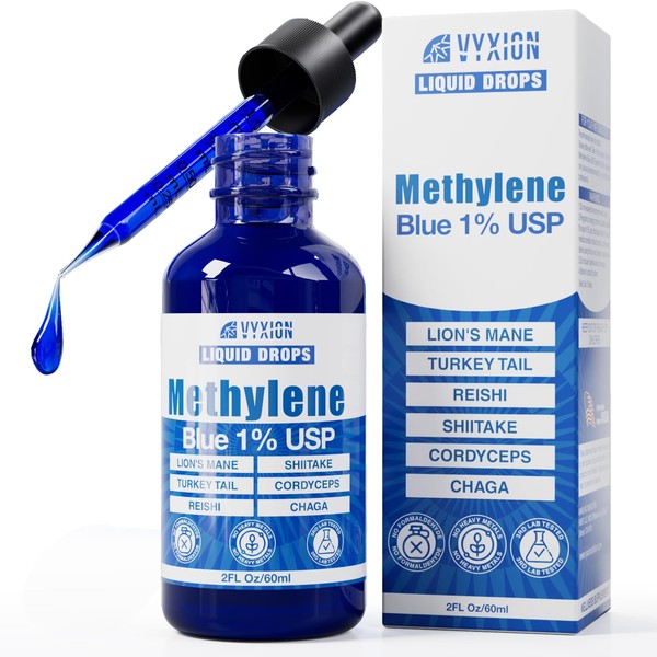 Vyxion Methylene Blue Drops (1% Pharma Grade, USP Grade) 10mg