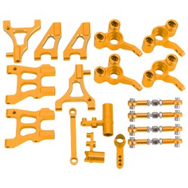 Full Metal Aluminum Aolly Metal Upgraded Part for HSP 94122 RC Car 8 Pieces Set for RCGold