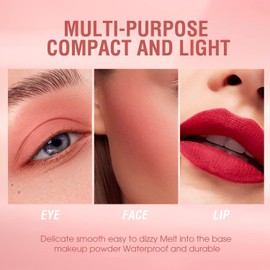 Maquillaje rubor líquido en crema gel para mejillas, ligero y transpirable Larga duración, Rubor En Crema Mate, Rubor Líquido Para Mejillas, Iluminador De Contorno Maquillaje Para Mujeres Todo El Día