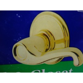 SCHLAGE  BRIGHT BRASS DOORKNOB ,HALL & CLOSET P515-322