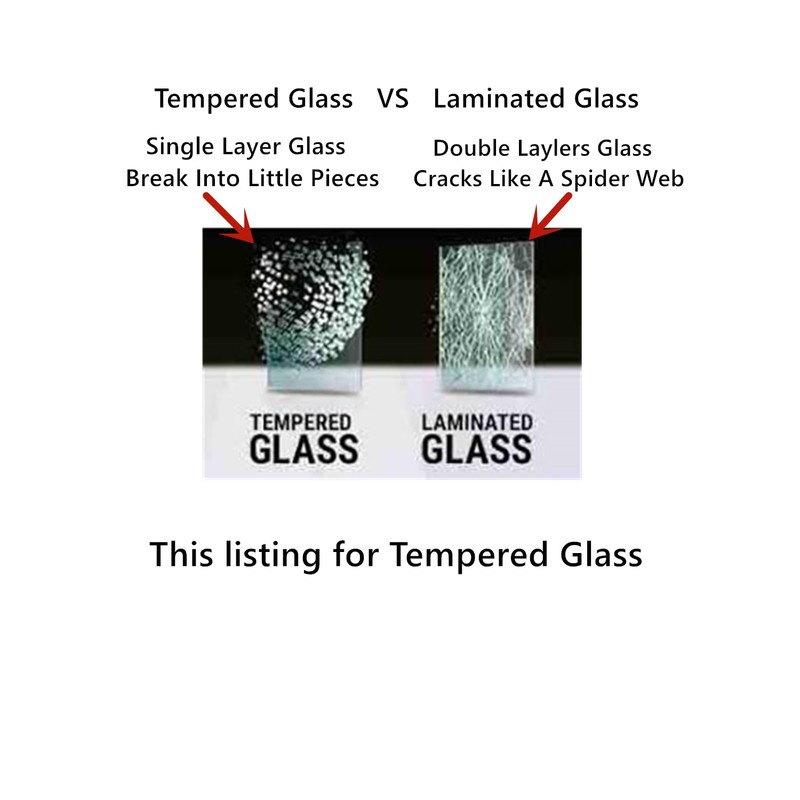 Tempered Driver Left Side Front Door Window Door Glass Compatible