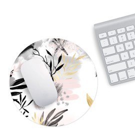 Questo Casa, Runden Digital Bedruckt Mauspad, rutschfeste Unterseite, für Büro und Zuhause, Durchmesser: 22 cm