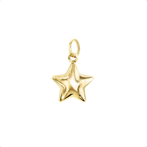 Lucchetta 14 Carat 585 Gold Star Pendant Charm (without Chain),