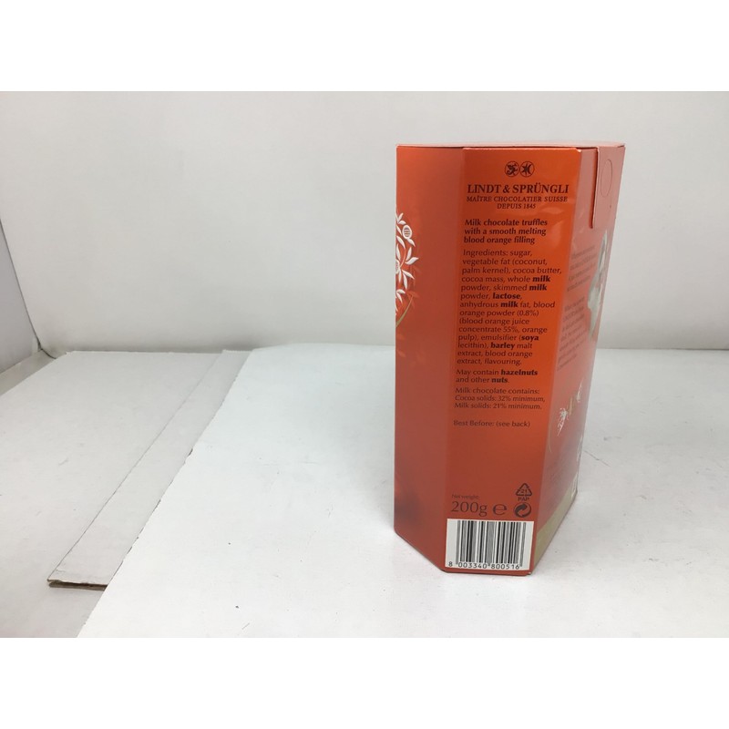 Lindt Lindor Milk Orange 200g