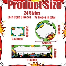 72 Pieces Rustic Bloom Name Tags Succulent Floral Name Labels Succulents Self-Adhesive Name Labels Name Plate Stickers for Desk Classroom Teacher School Office Baby Shower Supplies (Hero Style)