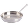 Babish 10 Inch Stainless Steel Triply Professional Grade Fry Pan