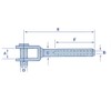 Secure Fix Direct 4mm Swaged Fork Terminal Stainless Steel -