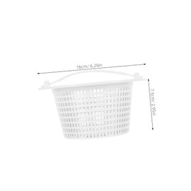 ULTECHNOVO Above Ground Pool Skimmer Basket Efficient Debris Collection Filter Replacement with Hook Design for Easy Installation Suitable for Inground Pools and Cleaning Needs