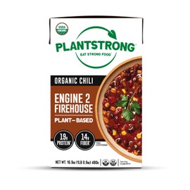 PLANTSTRONG Engine 2 Firehouse Chili Soup - Organic, Plant-Based, Non-GMO, Vegan, High Protein Chili Soup