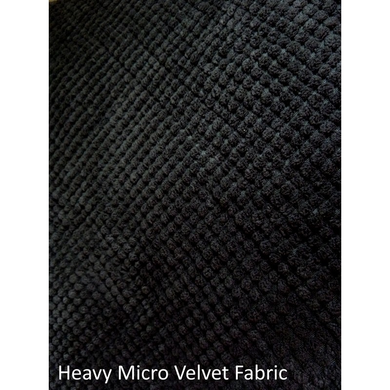 Formosa Covers Heavy Micro Velvet and Padded Back Seat Bench