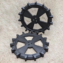 ULEIVA Replacement Drive Wheels Wheel Compatible with Husqvarna Automower 105 305 308 Robotic Lawnmower Spikes Off-Road Wheels Replacement Wheel Pack of 2