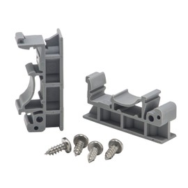 DIN Rail Mounting Clips and Screws, Pack of 10 Sets